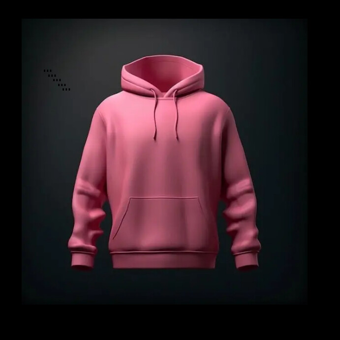 Blank hoodie template