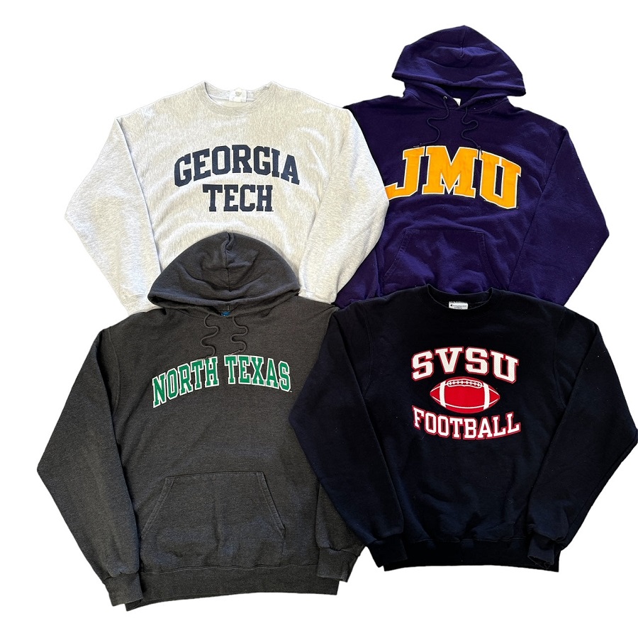 vintage college hoodies