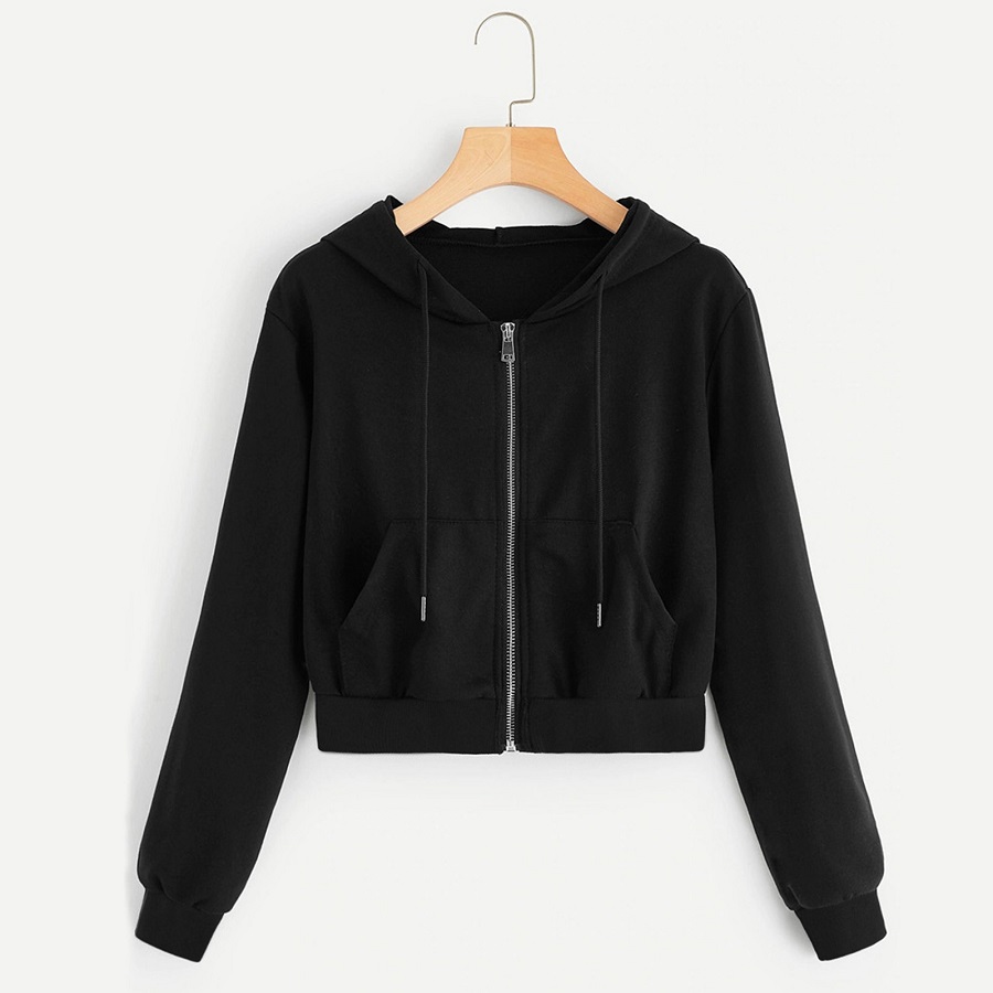 Zipper hoodies for women